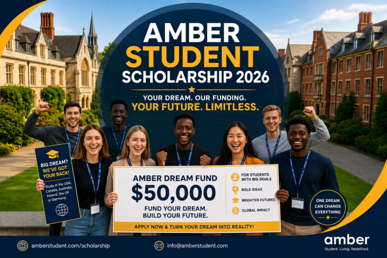 Amber Student Scholarship (Amber Scholar Programme) Amber Student Scholarship 2026