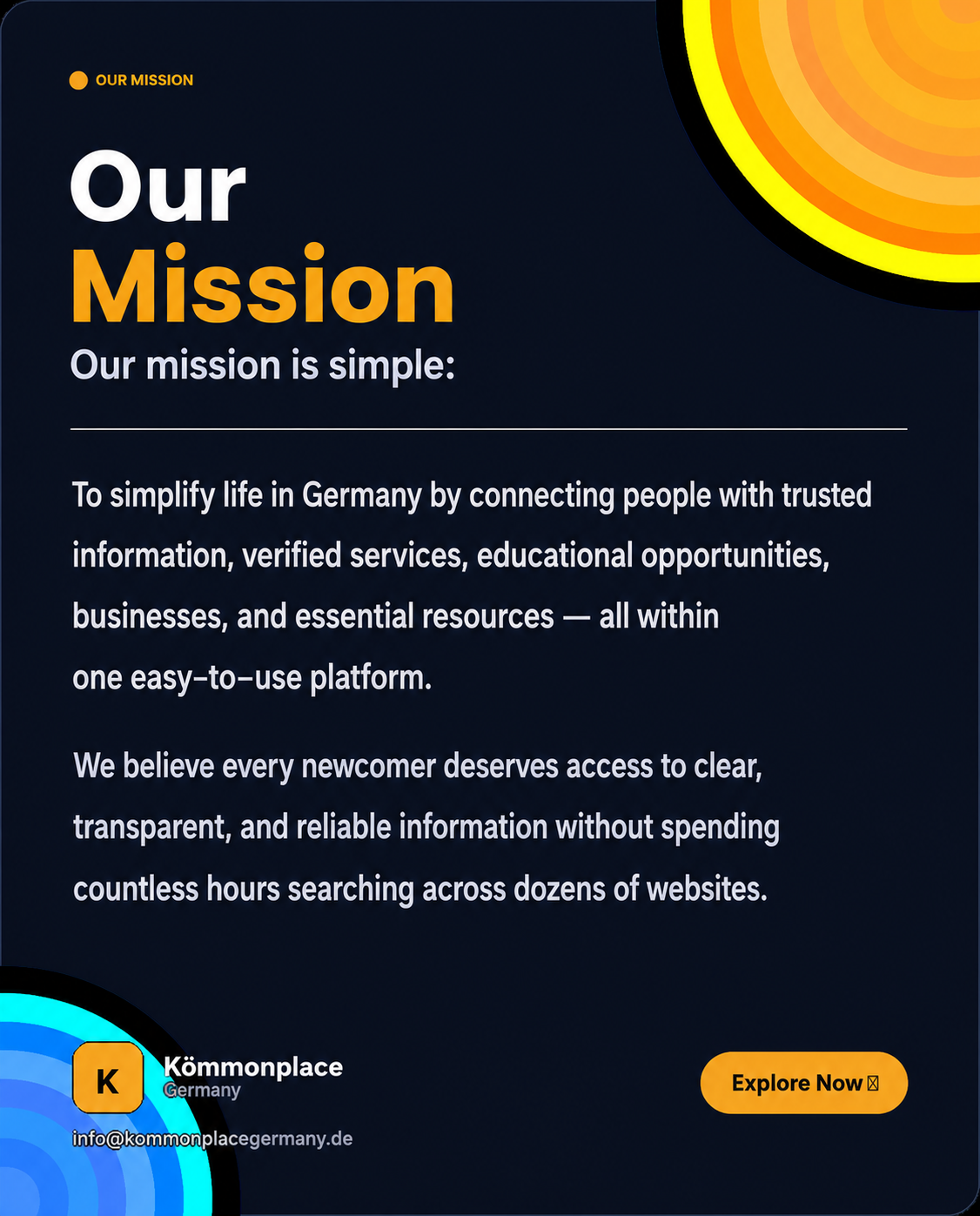 Our Mission Kommonplacegermany