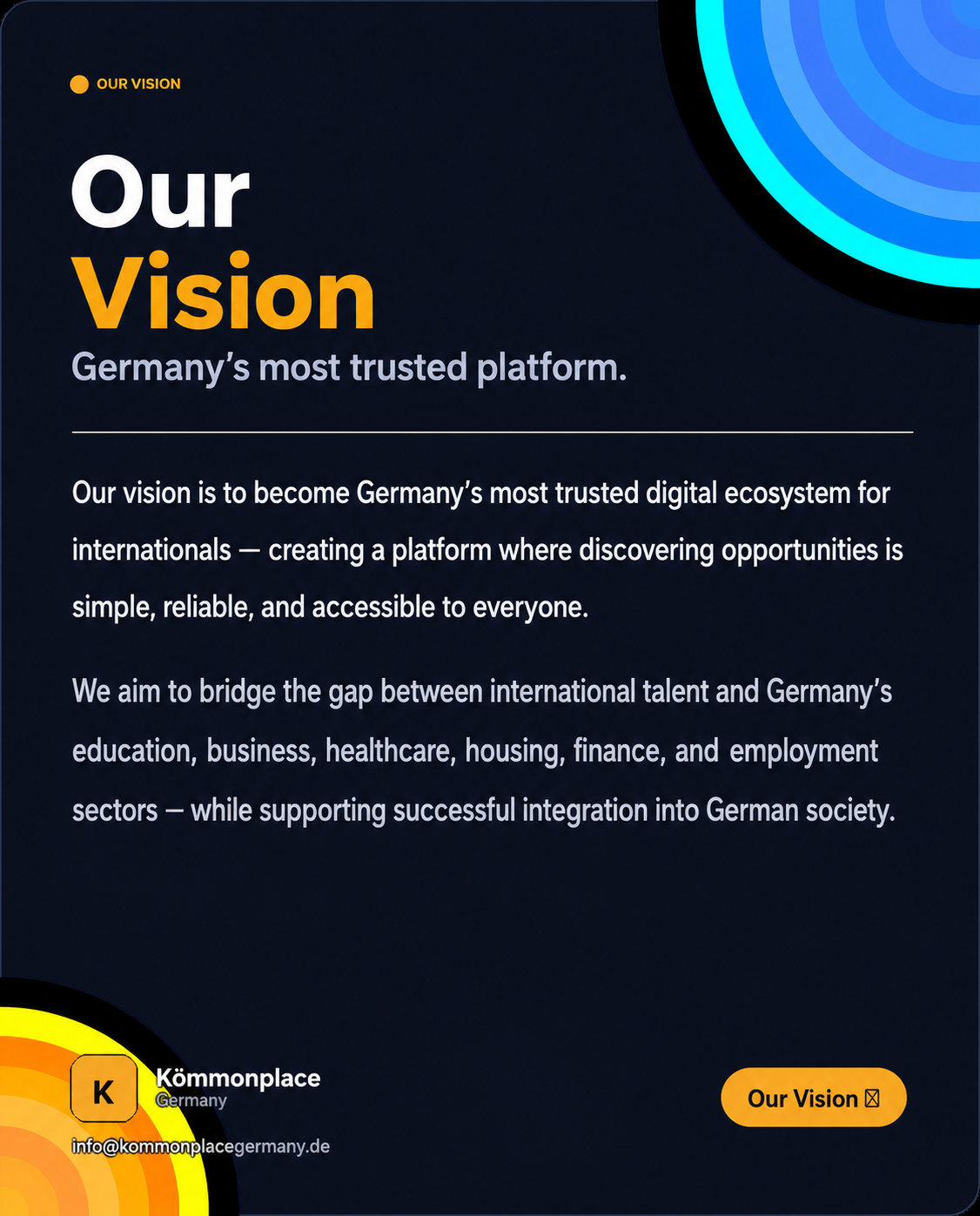 Our Vision Kommonplace Germany