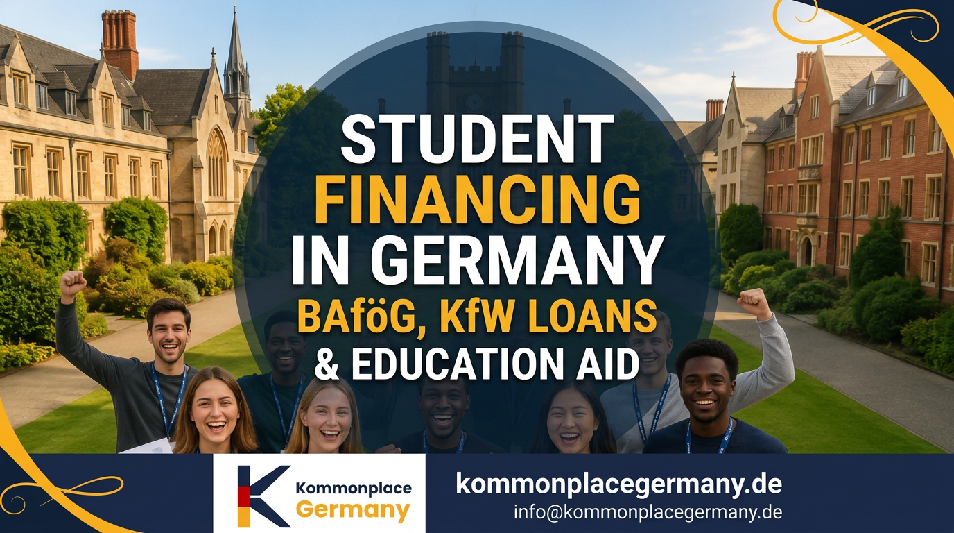 Student Financing in Germany 2026: 6 Best Funding in Germany- BAföG, Educational Loans & Financial Aid Student Financing in Germany BAföG, KfW Loans & Education Aid Kommonplace Germany