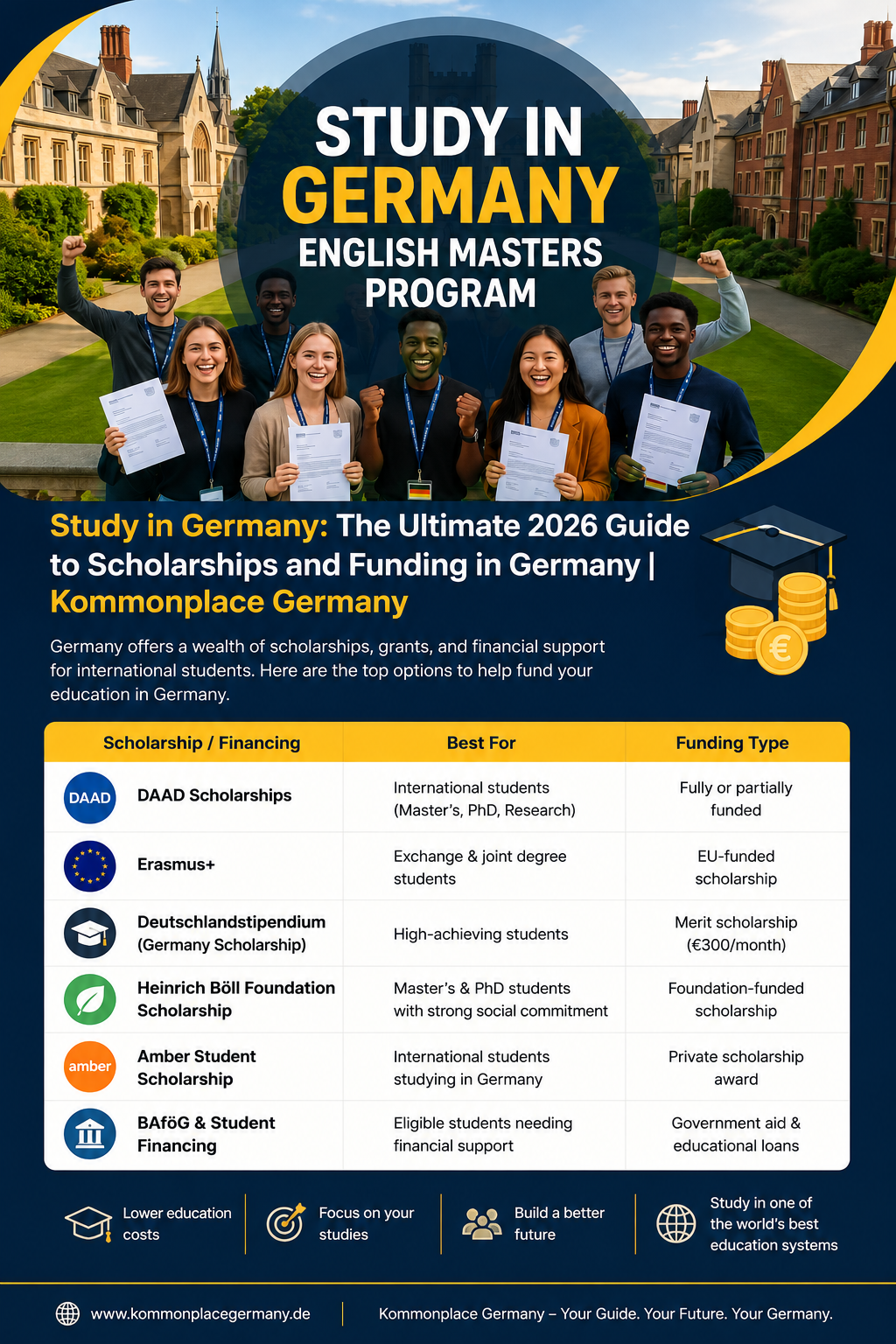 Study in Germany The Ultimate 2026 Guide to Scholarships and Funding in Germany Kommonplace Germany.