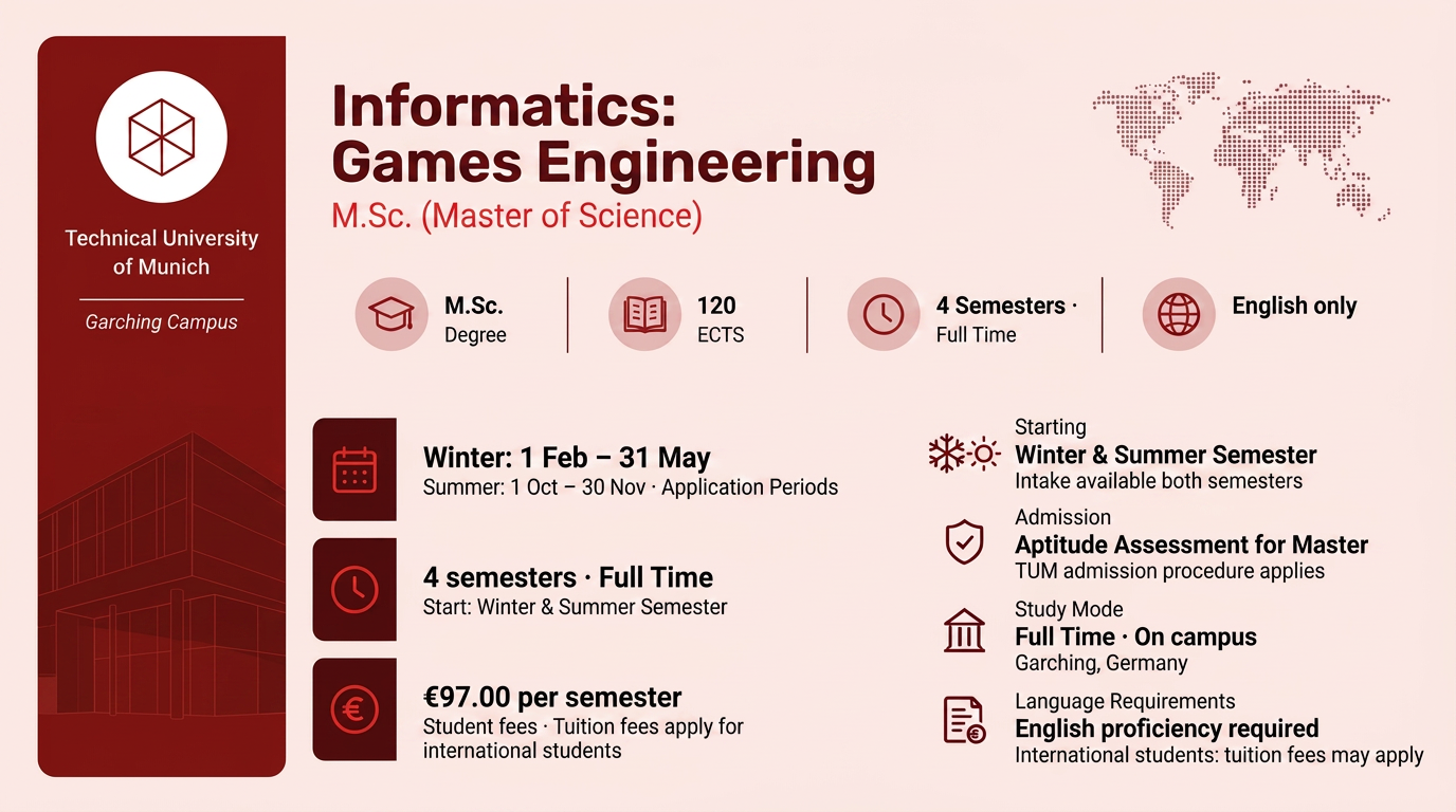 Informatics: Games Engineering Master of Science (M.Sc.)