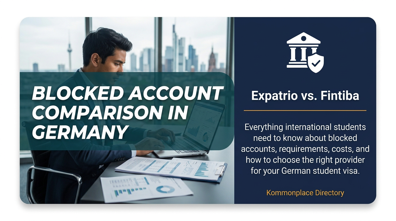 Blocked Account Comparison in Germany: Expatrio vs. Fintiba