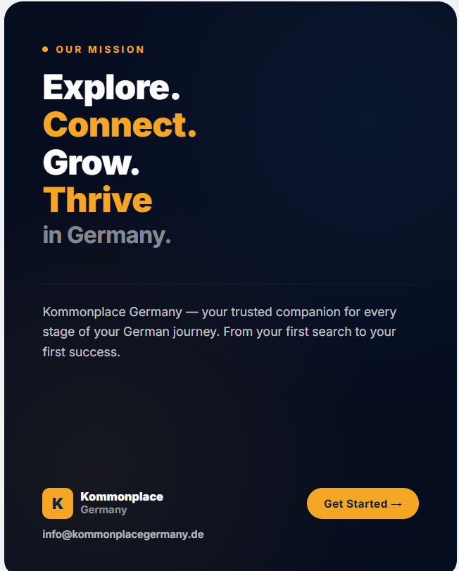 Explore and Grow at Kommonplace Germany